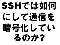 SSH�Ǥ�ǡ���ˤ����̿���Ź沽���Ƥ���Τ�?