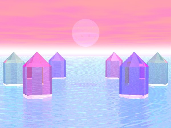 Crystals in Evening