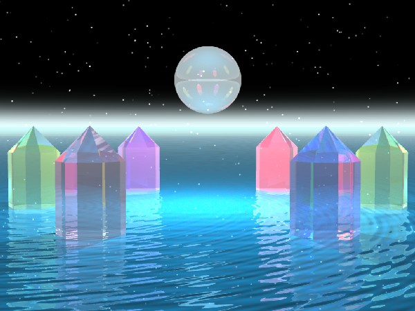 Crystals in Night