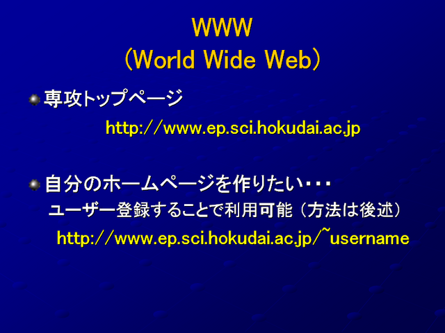  WWW (World Wide Web)