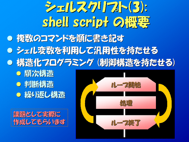  륹ץ (3) shell script γ